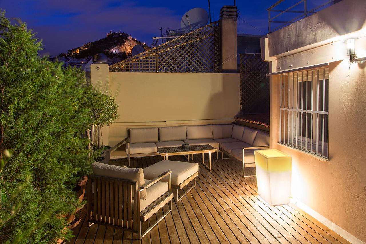 Beautiful Penthouse In Athens With Outside Jacuzzi Lägenhet Exteriör bild